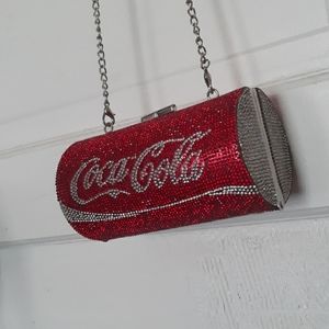 Coca-Cola Rhinestone Clutch Bag